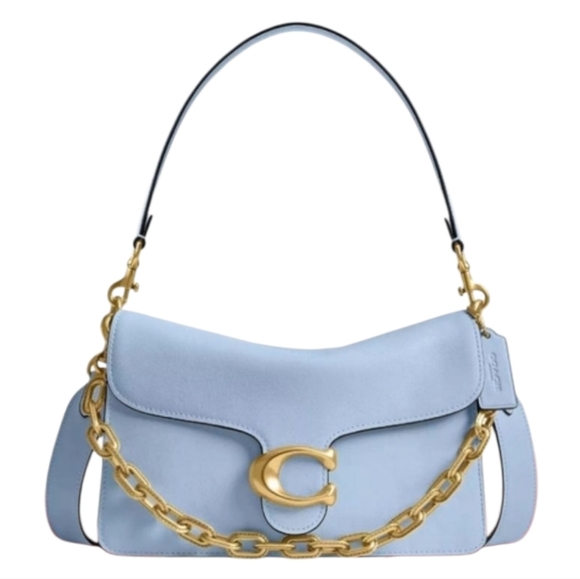 Coach Handbags - 🥰SOLD🥰Price Firm Coach Bluebell Chain Tabby Leather Shoulder Bag